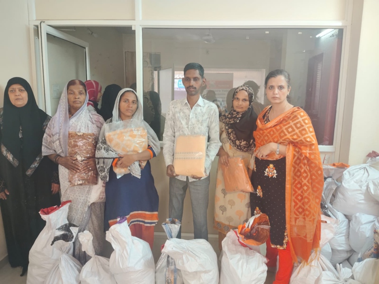 Ration Distribution — 400+ Families Supported